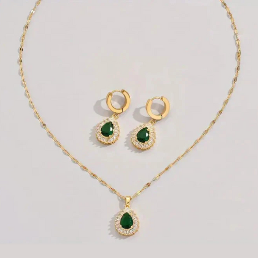 Golden-Glow Jewelry Set