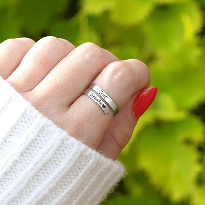 Empowerment Reminder Stainless Steel Ring