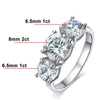 Radiant Elegance Sparkling Moissanite Ring
