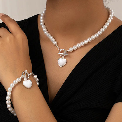 Timeless Love Pearls Jewelry Set