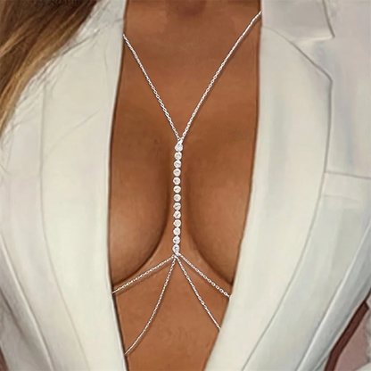 Glamorous Rhinestone Elegance Necklace
