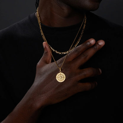 Everlasting Stainless Compass Necklace