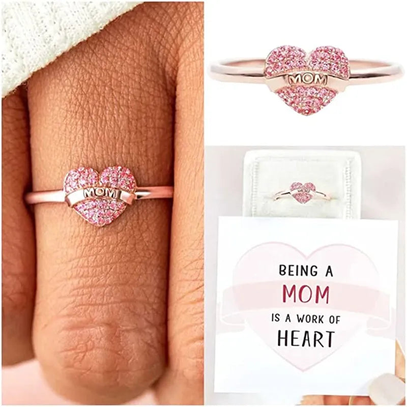 Mom's Heart Jewelry Eternal Love Ring