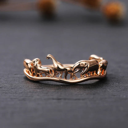 Wild Spirit Gold Ring