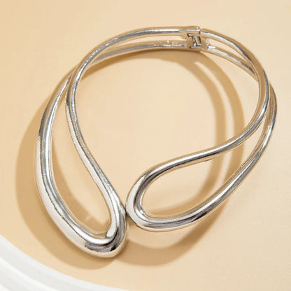 Bold Sculptural Metal Choker