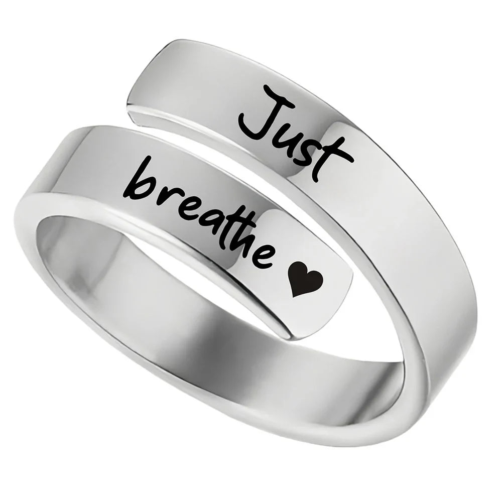 Empowerment Reminder Stainless Steel Ring