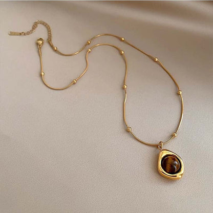Tiger's Gaze Elegance Necklace