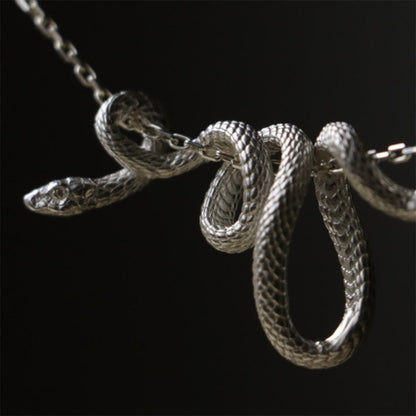 Golden Serpent Necklace of Intrigue