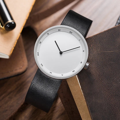 Elegant Essence Swiss Leather Watch