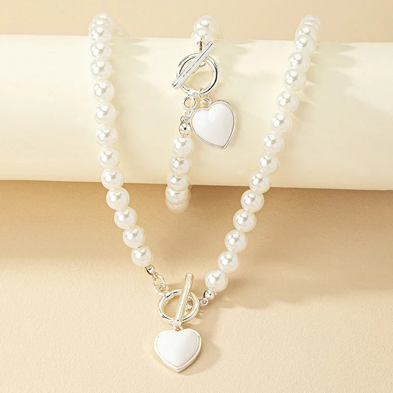 Timeless Love Pearls Jewelry Set