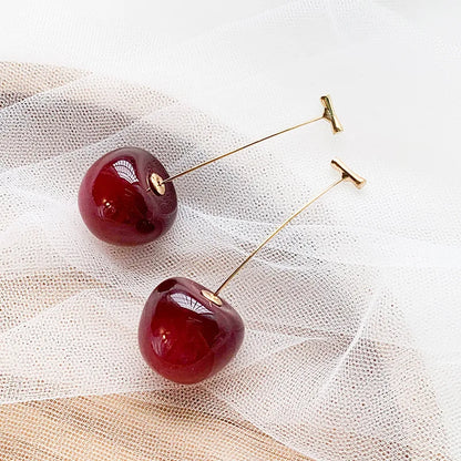 Chic Cherry Earrings for Stunning Impact