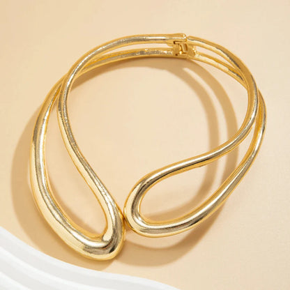 Bold Sculptural Metal Choker