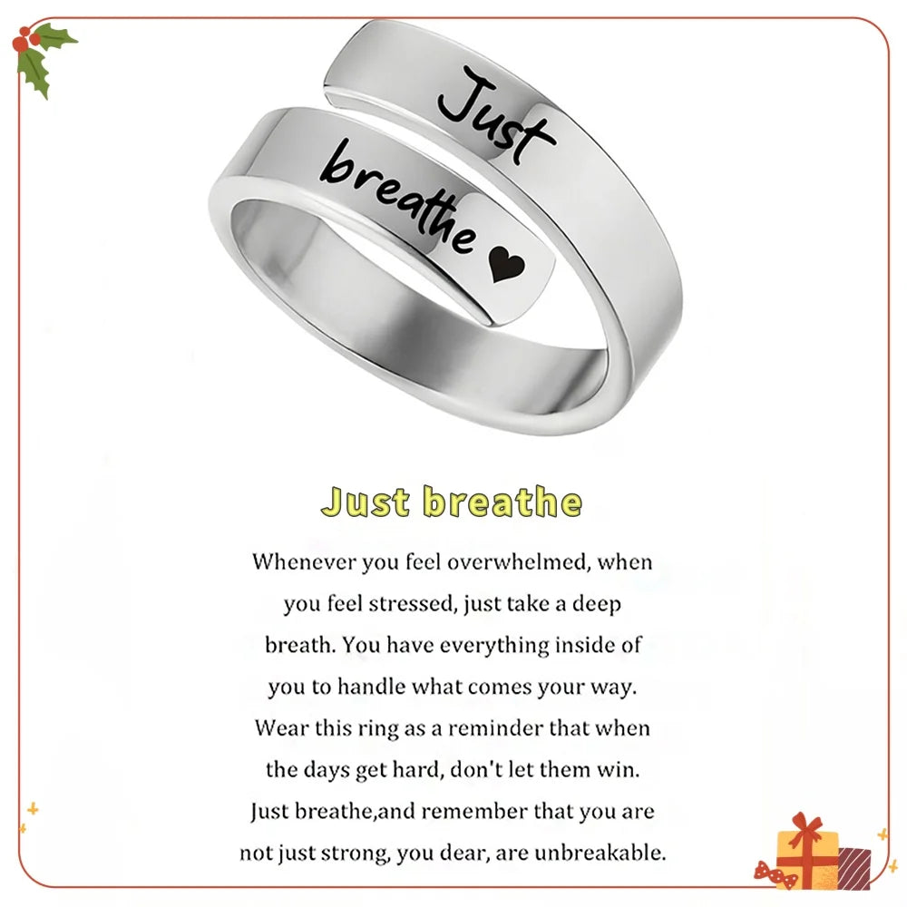 Empowerment Reminder Stainless Steel Ring