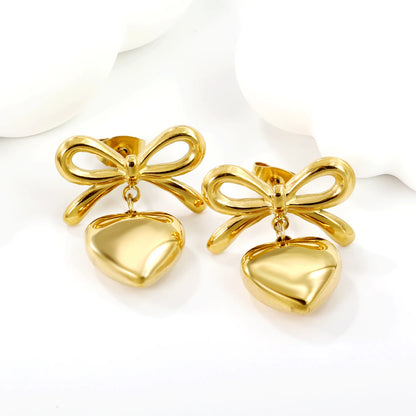 Aine Heart Earrings: Romantic Elegance