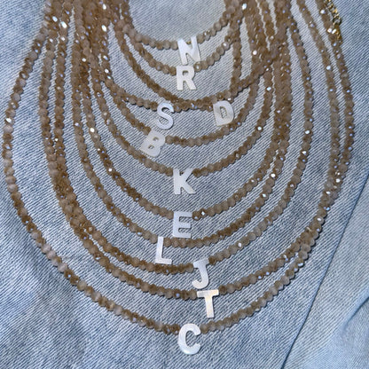 Summer Glow Initial Choker