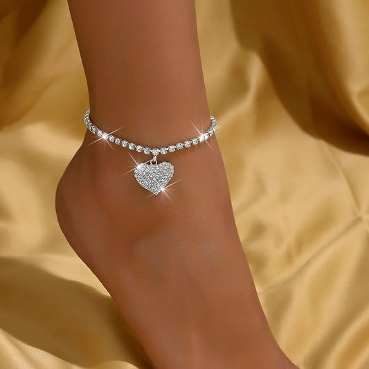 Radiant Heart Ankle Adornment