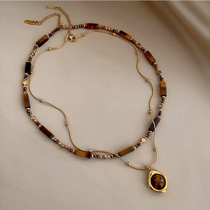 Tiger's Gaze Elegance Necklace