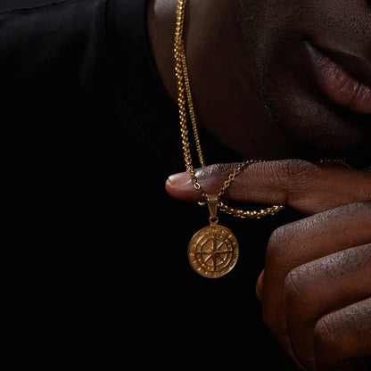 Everlasting Stainless Compass Necklace