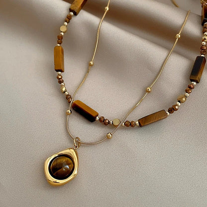 Tiger's Gaze Elegance Necklace