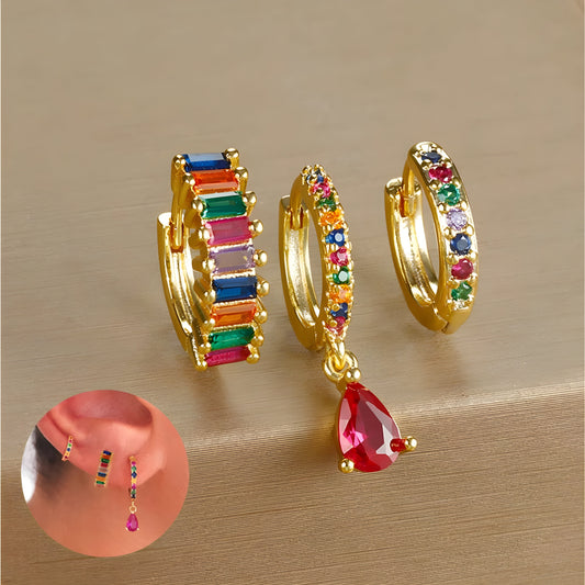 Vibrant Rainbow Earrings for Every Day