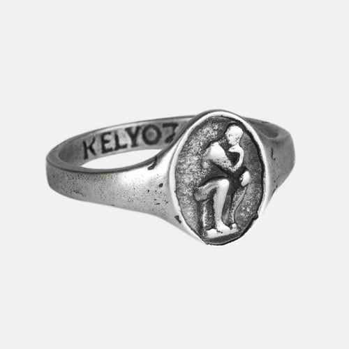 Sculpted Thinker Ring