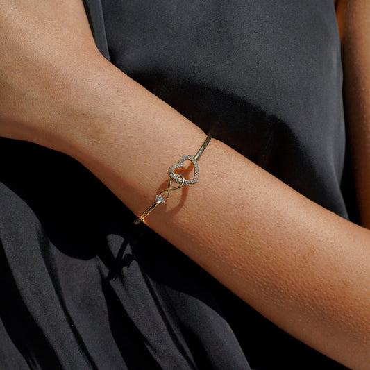 Infinity Heart Bracelet Connection Token