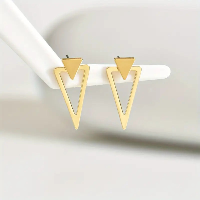 Lightweight Gold-Tone Earrings