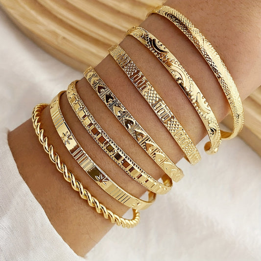 Gold-Tone Lightweight Jewelry Set