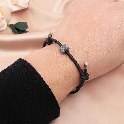 Geometric Tungsten Carbide Bracelet