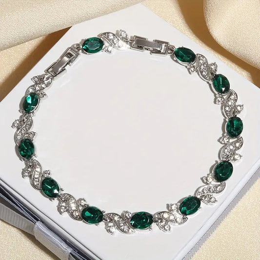 Luminous White-Gold Bracelet