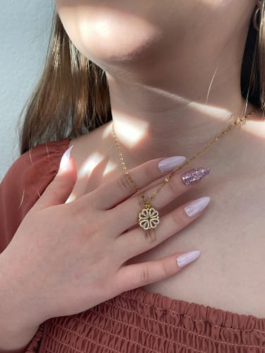 Lucky Charm Crystal Necklace