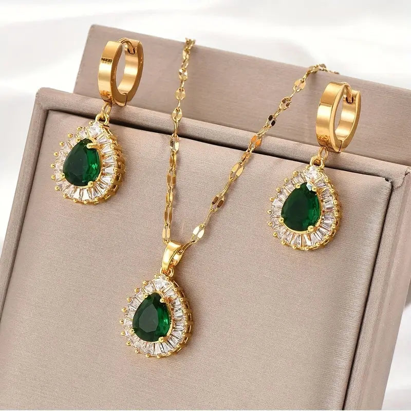 Golden-Glow Jewelry Set