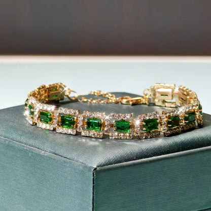Emerald Statement Bracelet
