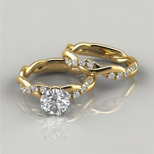 Gold-Tone Comfort-Fit Ring