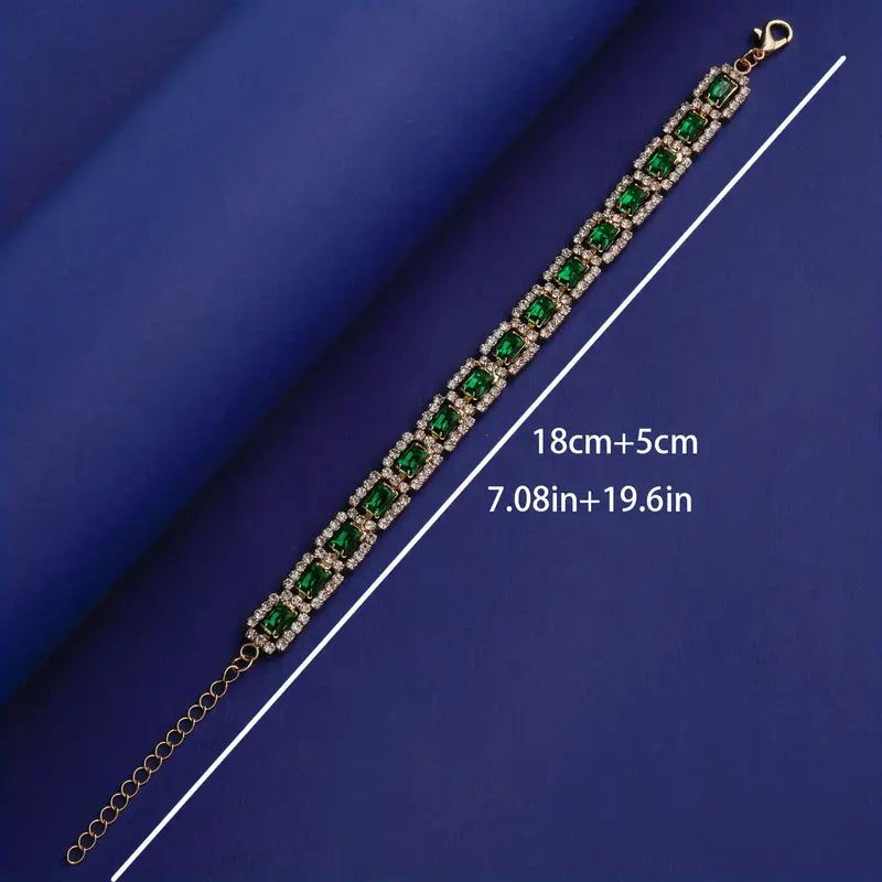 Emerald Statement Bracelet