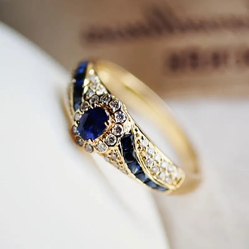 Lustrous Gold Ring