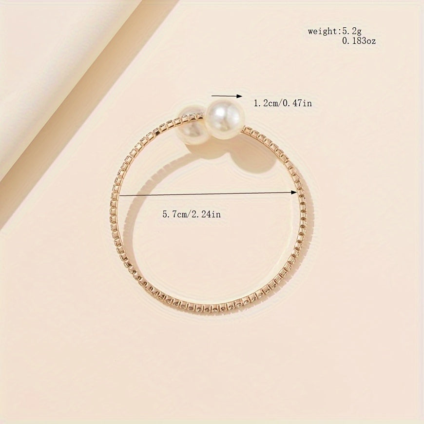 Sparkling Pearl-Inspired Bracelet