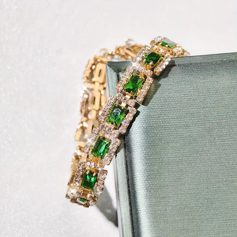 Emerald Statement Bracelet