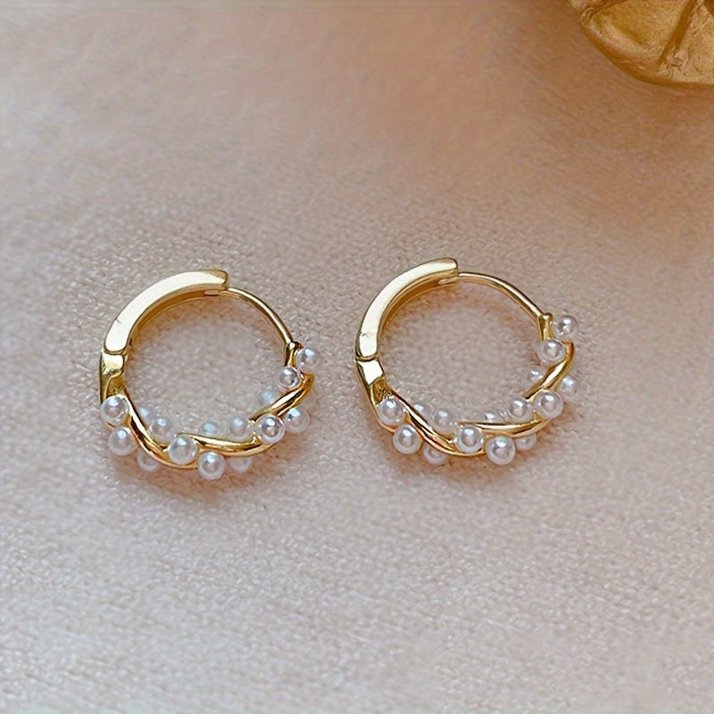 Lightweight Pearl-Inspired Earrings