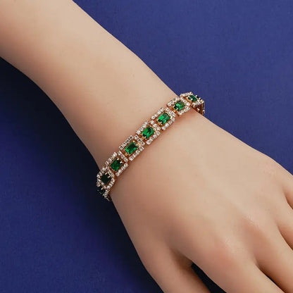 Emerald Statement Bracelet