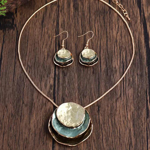Day-to-Night Earrings and Necklace
