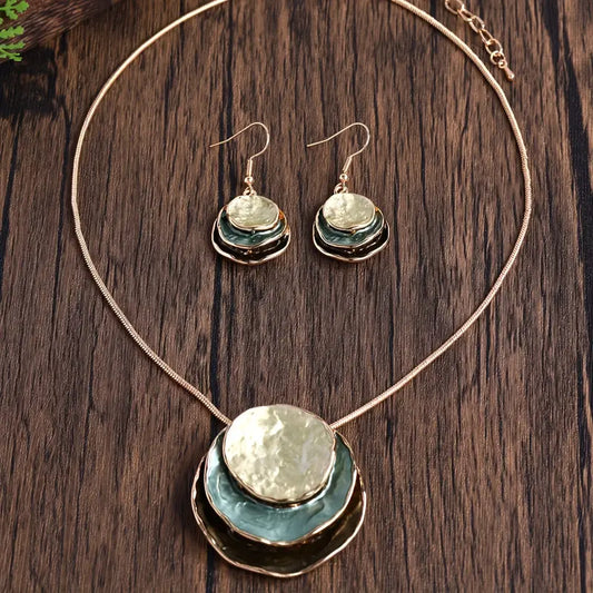 Day-to-Night Earrings and Necklace