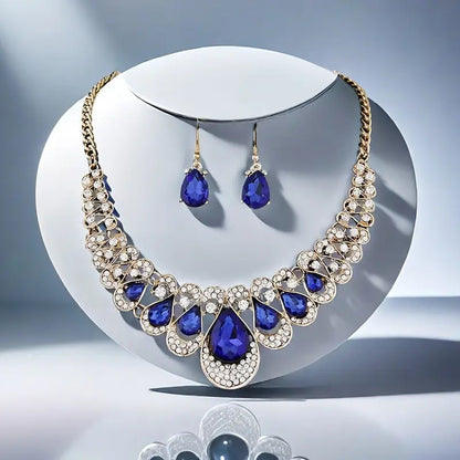 Regal-Sapphire Jewelry Set