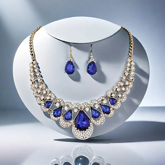 Regal-Sapphire Jewelry Set