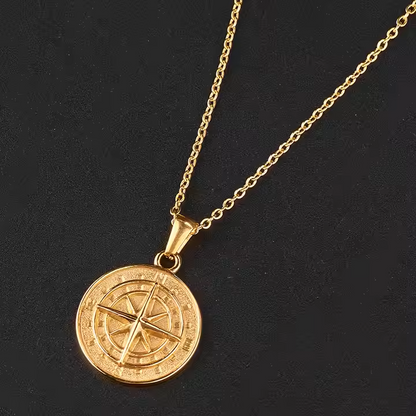 Everlasting Stainless Compass Necklace