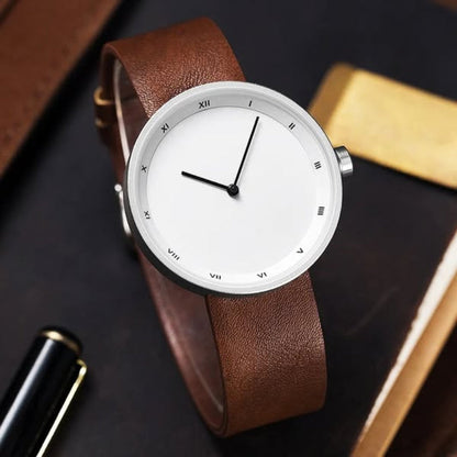 Elegant Essence Swiss Leather Watch