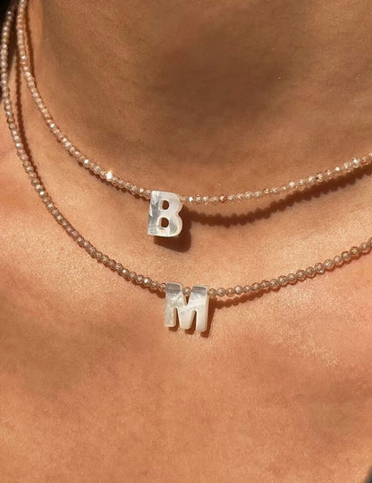 Summer Glow Initial Choker