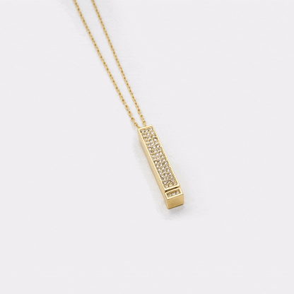 Secret Message Shimmer Necklace