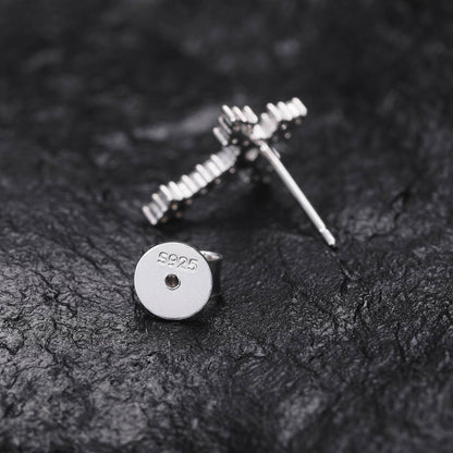 Timeless Affordable Moissanite Cross Earrings