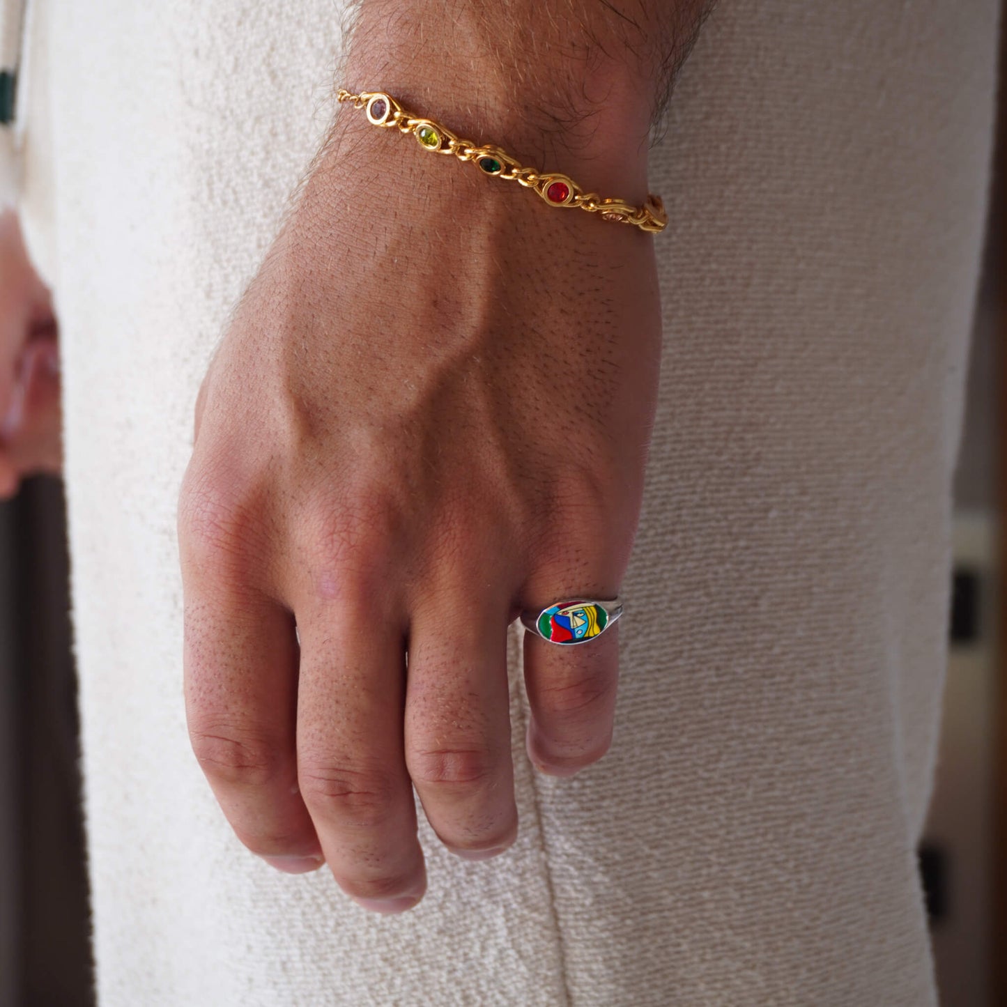 Cubist Statement Ring